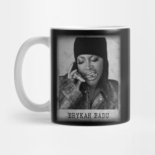 Erykah Badu Distressed Mug